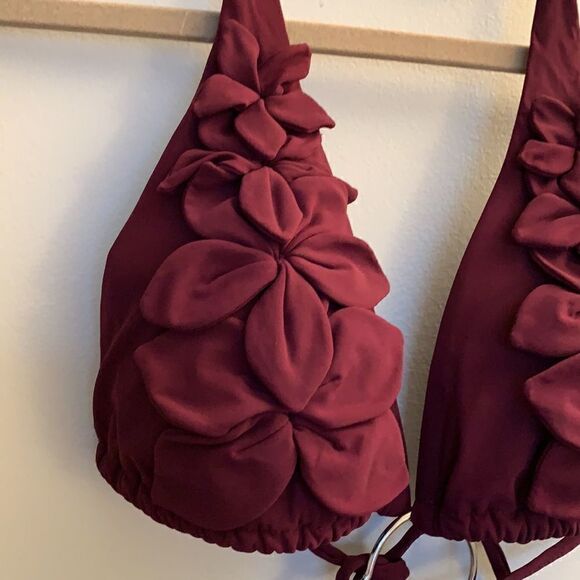 Lea Gottlieb Plum Floral Bikini - Picture 3 of 13